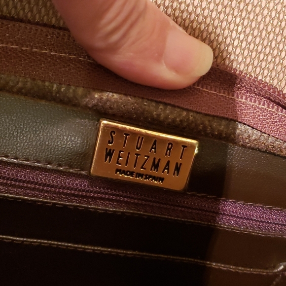 Stuart weitzman vintage handbag convertible tan - Picture 9 of 16
